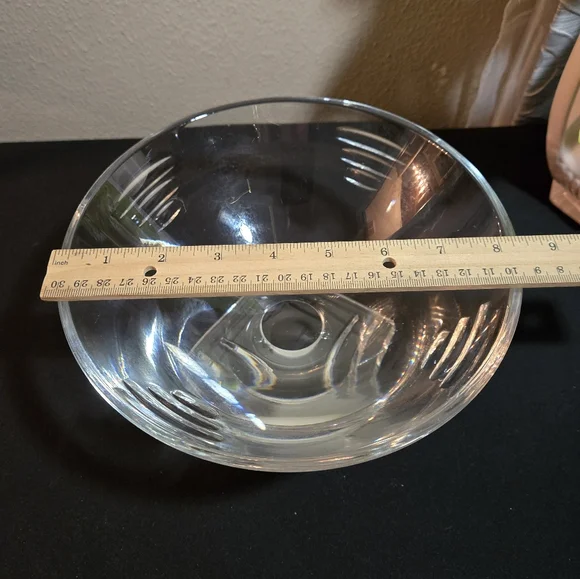 Waterford Crystal 8 Art Deco Metropolitan Footed Bowl.